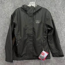 Helly Hansen Women’s Seven J Hooded Jacket LS Black Helly Tech Full Zip M NWT