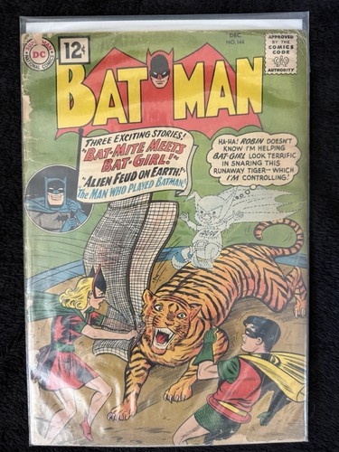 Batman #144 (DC Comics December 1961) 2.0 GD Silver Age Comic Book