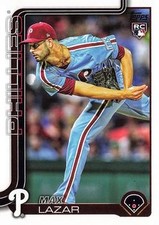 2025 Topps Update #US194 Max Lazar Philadelphia Phillies Rookie Card RC