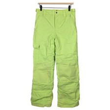 COLUMBIA YOUTH BUGABOO OMNI-TECH SNOW PANTS   LIME GREEN   SIZE L 14/16 