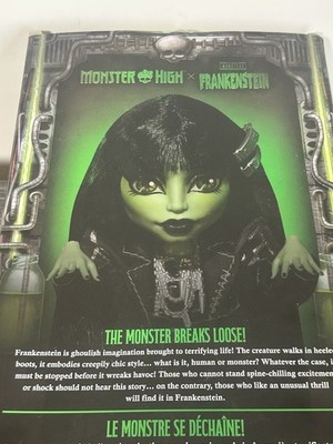 Monster High Skullector X Frankenstein Doll-2026-Read Description