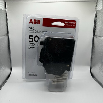 #ad ABB 50A 2 Pole GFCI Breaker THQL2150GFT2A 240V Ground Fault Circuit Interrupter $49.99