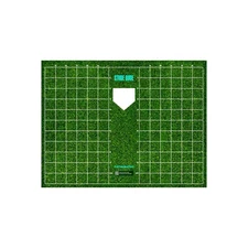 Baseball and Softball Hitting Mat with Batting Stance Alignment Guide - 6 x 5...