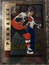 1996-97 Pinnacle Be A Player Auto Petr Svoboda SILVER #56 Autograph BAP Flyers