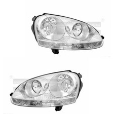 Scheinwerfer Set rechts & links Grau H7/H7 für VW Golf V 1K1 Jetta III 1K2