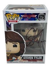 Steven Tyler Signed Aerosmith Funko Pop Rocks #475 Figure Autograph Beckett COA