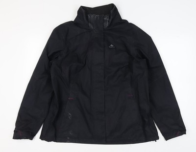 Decathlon Regenjacke Damen schwarz wasserdicht 2XL