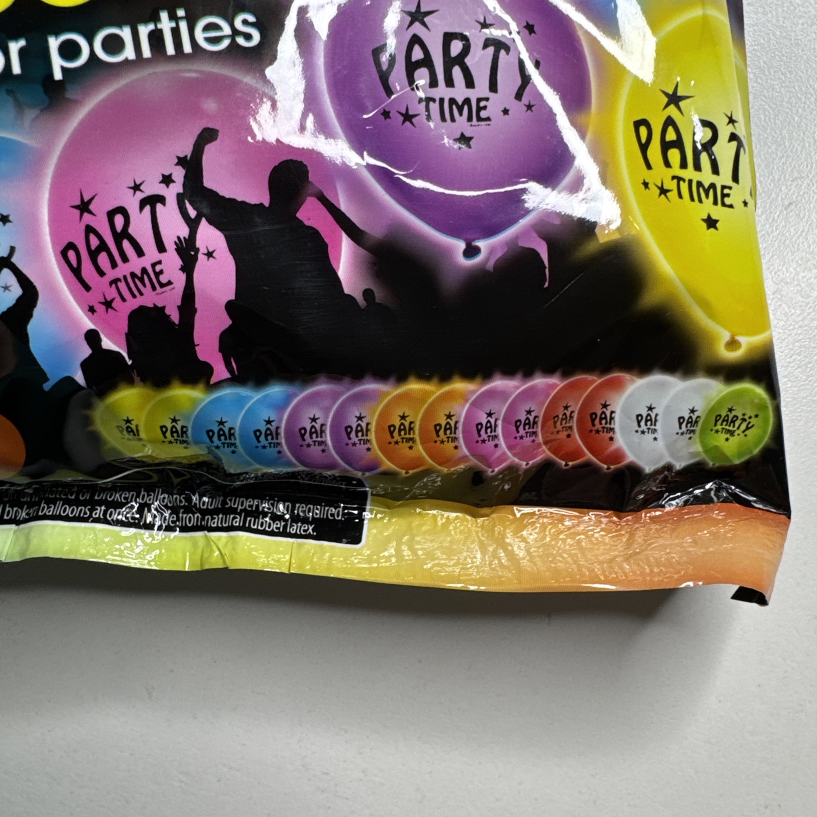 Illooms LED Light Up Pack Of 15 Balloons Party Time Multiple Colors 15 Hours 🔥