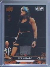 2023 Upper Deck AEW All Elite Wrestling Orange Mat Relic 1/5 Kris Statlander c6q