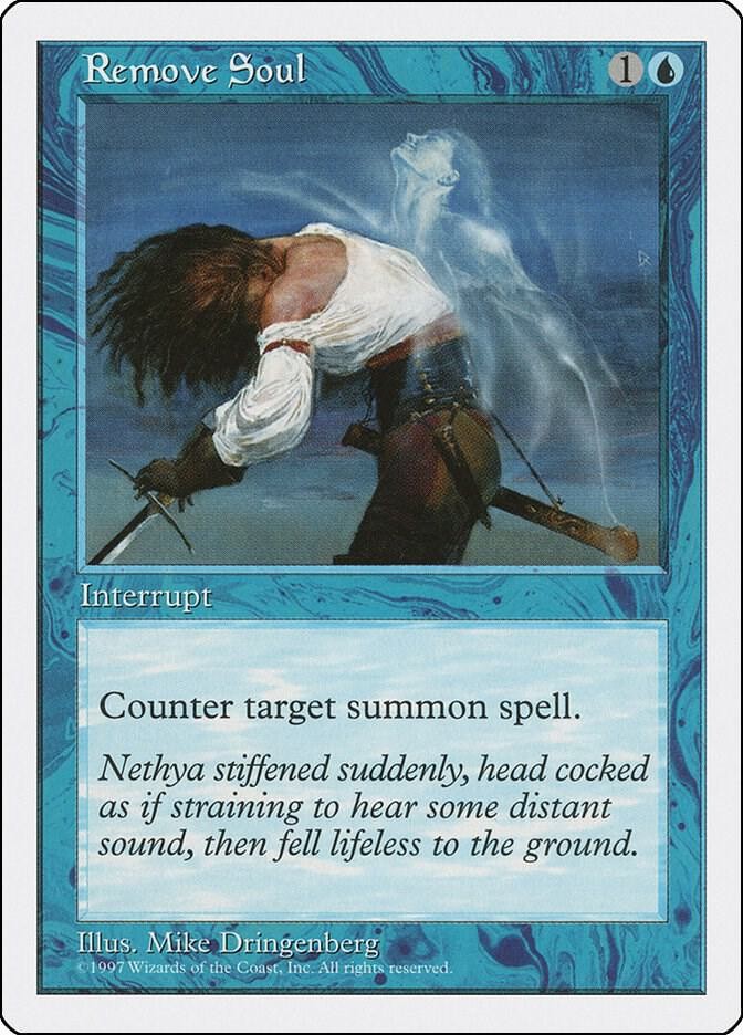 Remove Soul Common Fifth Edition Magic: The Gathering Lightly Played