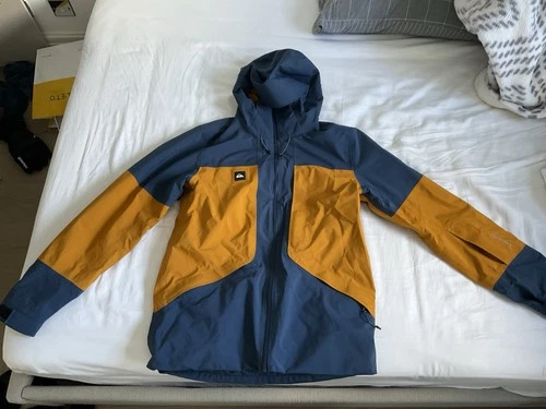 QUIKSILVER Men's FOREVER STRETCH Gore-Tex SNOWJACKET  BSN0 Small  NWT  LAST ONE video thumbnail