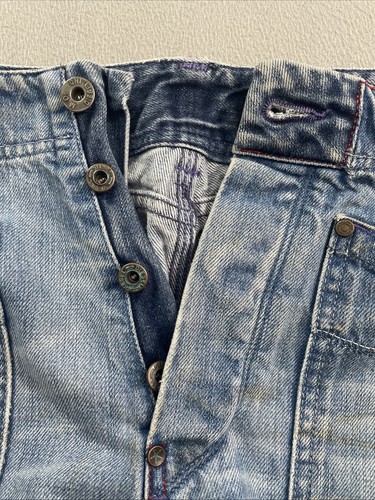 Diesel Moorix Jeans Herren 32 Blau Distressed Y2K Medium Wash Freizeit Outdoor - Bild 9 von 24