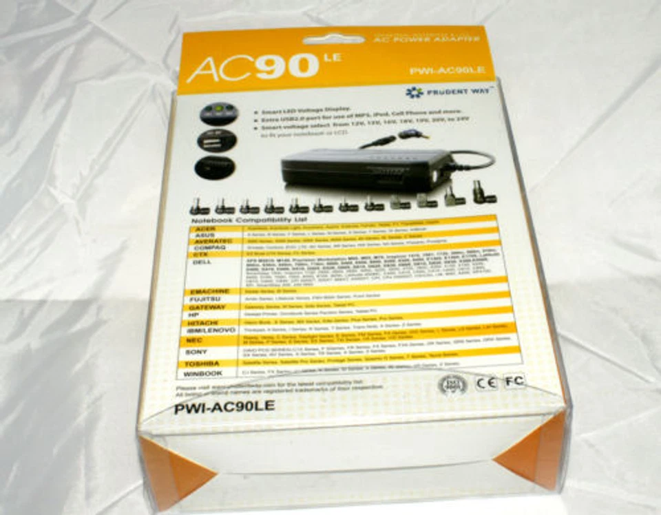 Laptop Universal AC Adapter Power Supply Charger 19V DC - Image 3 of 4