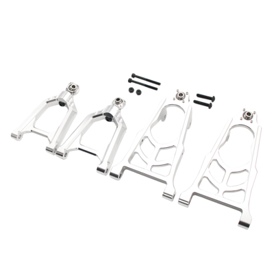 Brazo De Aleación Plateado Para Radiocontrol 1/5 HPI Baja 5B, 5T, 5SC - Pieza De Conexión, Modelo 15-95008S