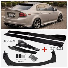 For Acura Tl 2004-2008 Front Bumper Lip Spoiler Splitter Body Kits Side Skirts For Acura Tl 2004-2008 Front Bumper Lip Spoiler Splitter Body Kits Side Skirts