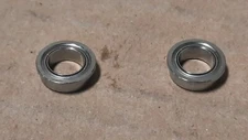 MPB #S614CHH5 LOT OF 2 FLANGED BALL BEARINGS (1/4” ID x 3/8” OD x 1/8” W)  B125