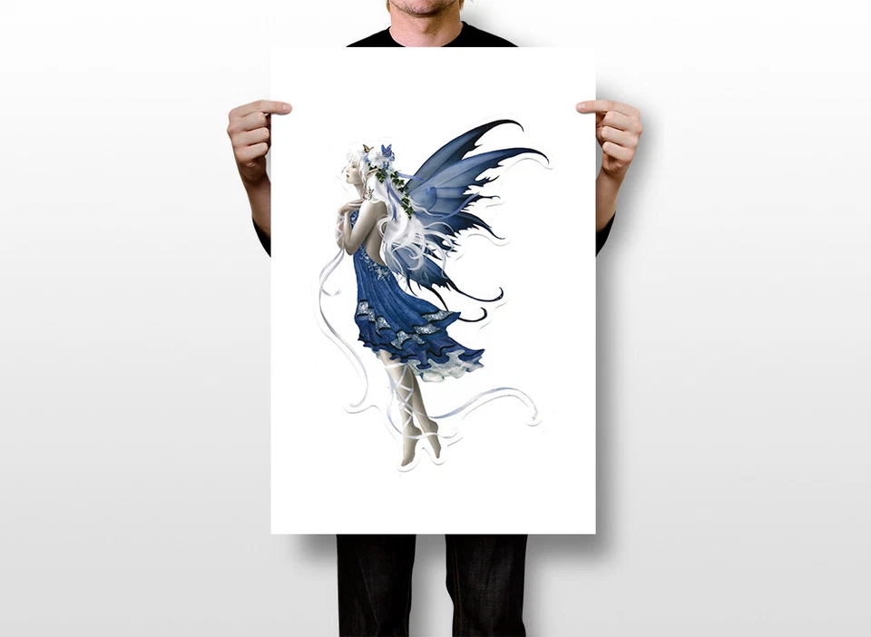 Adesivo Nene Thomas azul noturno fada arte de parede decoração para casa - POSTER 20x30 - Imagem 2 de 4