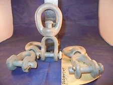 2 pack Hot Galvanized Jaw/Eye Swivel, 5/16"