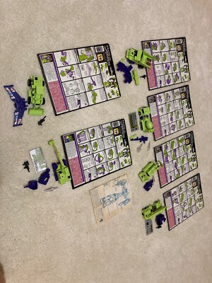G1 Vintage Constructicons Devastator Decepticon Plus Cardbacks