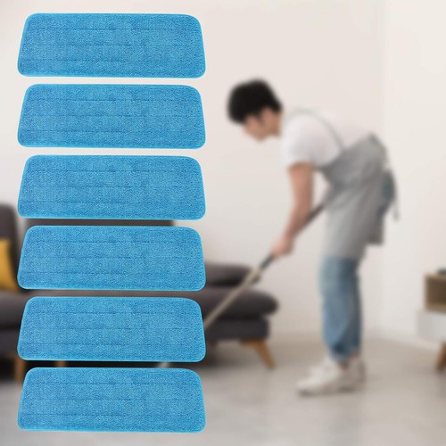 6pcs Microfiber Spray Mop Replacement Heads for Wet/Dry Mops Flat Replacement... - Picture 4 of 9