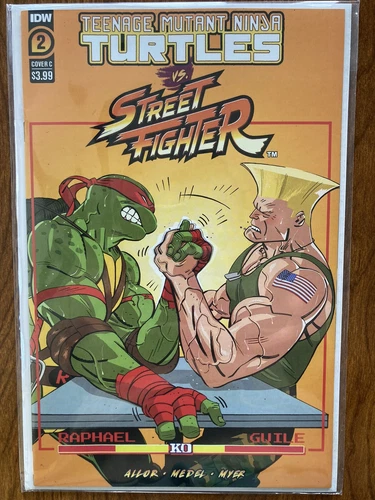 TMNT vs. STREET FIGHTER #2 - TOM REILLY VARIANT COVER C - IDW PUBLISHING/2023