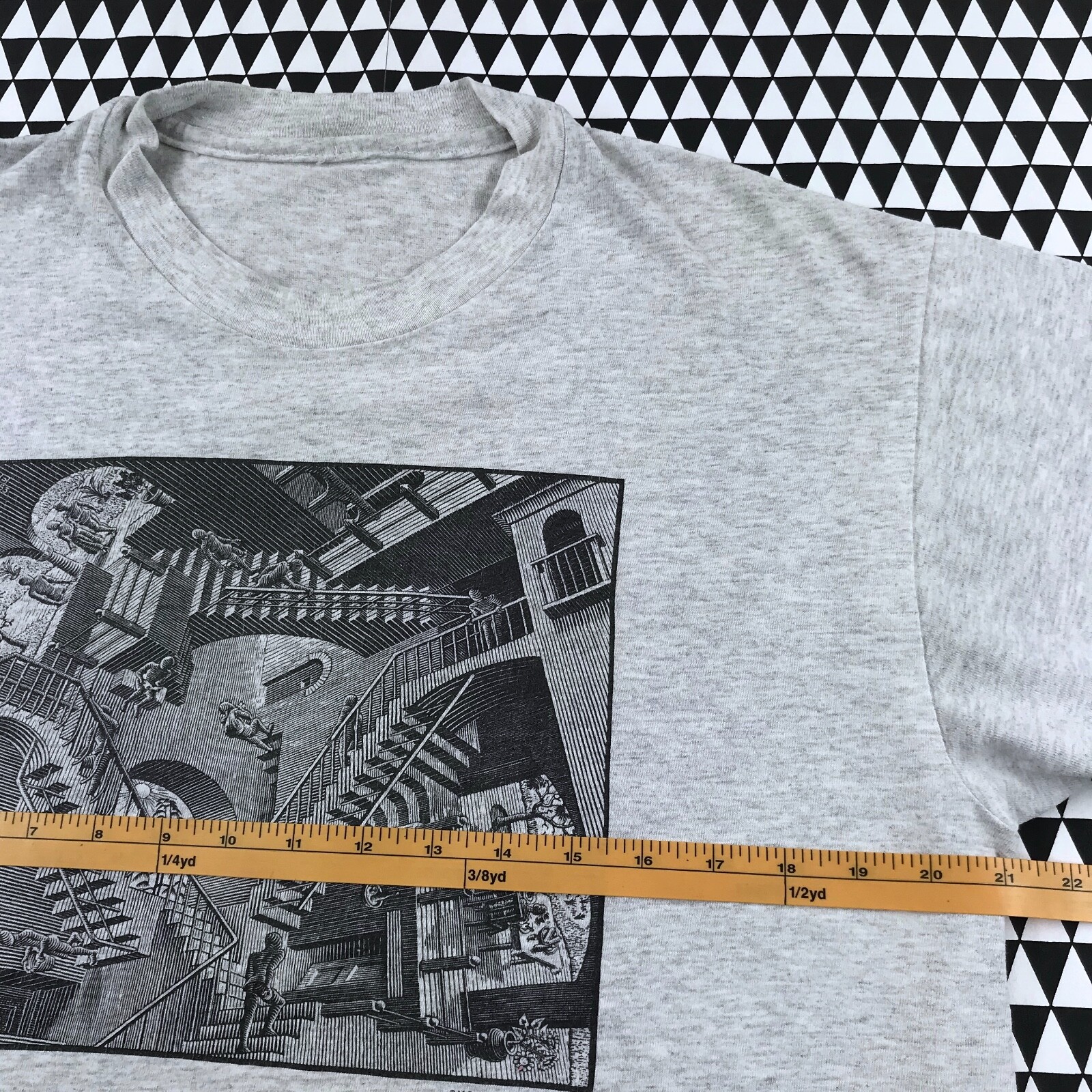 Vintage MC Escher RELATIVITY T Shirt Size L Large… - image 6