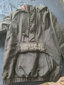 supreme public enemy starter jacket