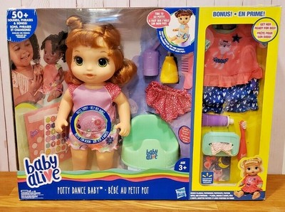 baby alive potty dance doll red hair