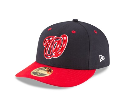 Washington Nationals Authentic Collections Performance 4 Low Profile 59FIFTY Hat