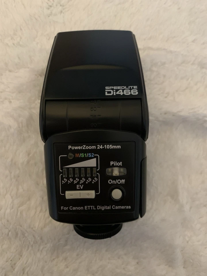 Nissin Di466 Speedlite Flashgun For Canon Digital SLR  - Image 2 of 4