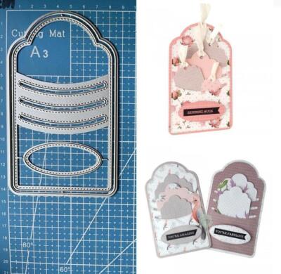 Stanzformen Etikett Metall Cutting Dies Scrapbooking Stanzschablonen Stencil Diy