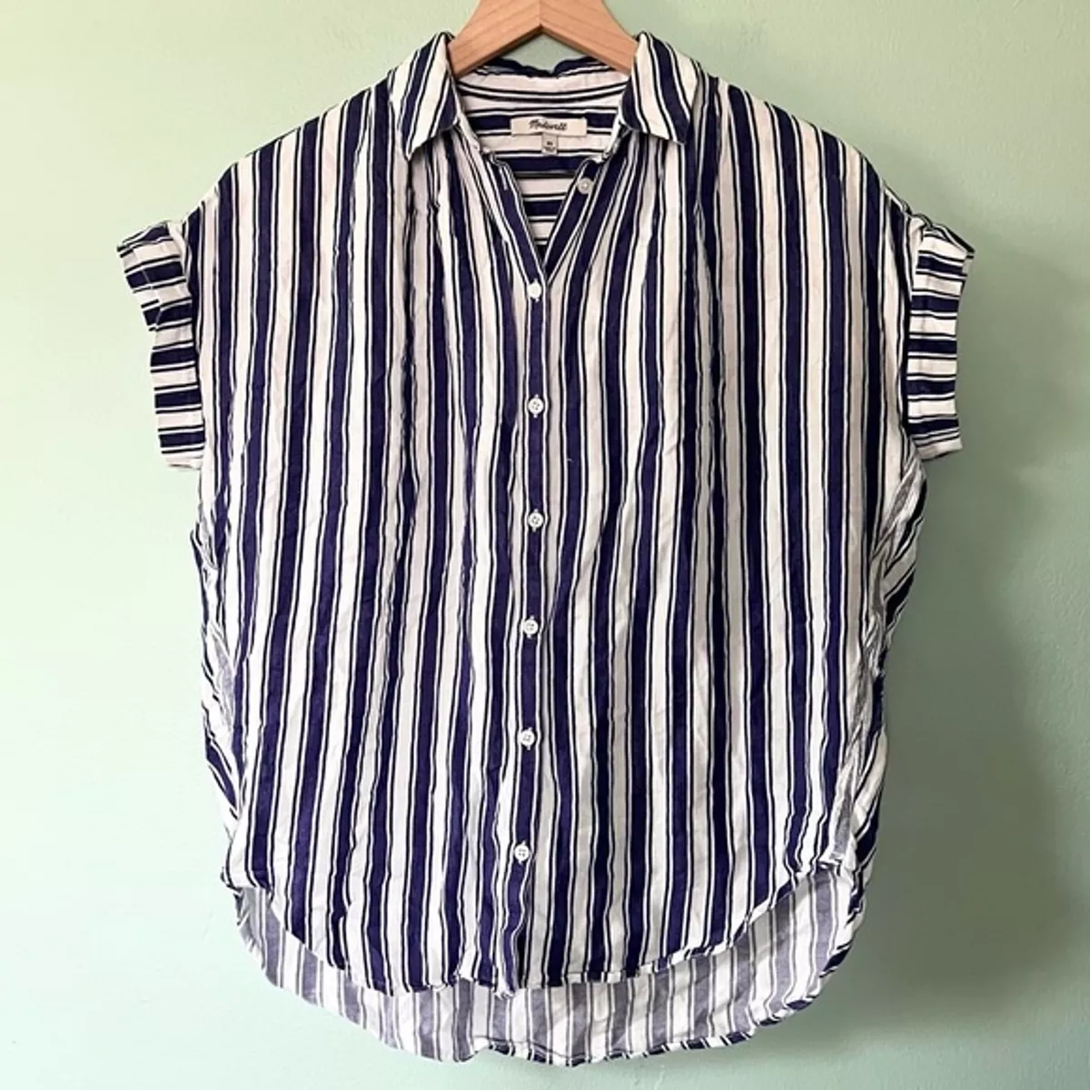 madewell central shirt black