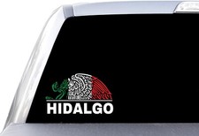 Hidalgo - Mexico Escudo - Mexico State - Window Vinyl Decal Sticker