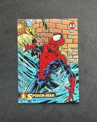 MARVEL CARDS / SPIDER-MAN JAMESON EDITORIAL / #62 / 1994 Fleer Amazing Spider-Man 
