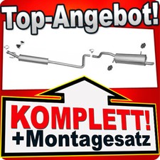 Auspuff für CITROEN BERLINGO II PEUGEOT PARTNER II 1.6 98/120PS Auspuffanlage