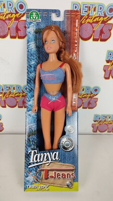 TANYA T-JEANS TRENDY LINE DOLL PRECIOUS GAMES NEW BROWN HAIR JEANS COSTUME