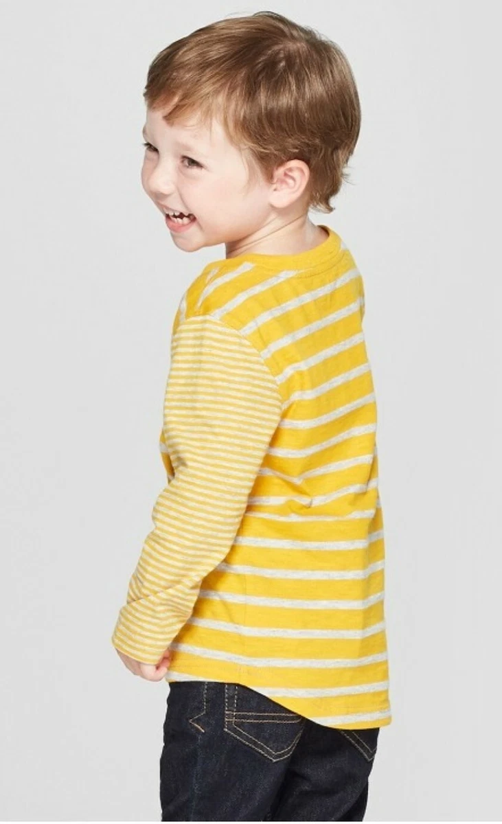 yellow striped shirt toddler