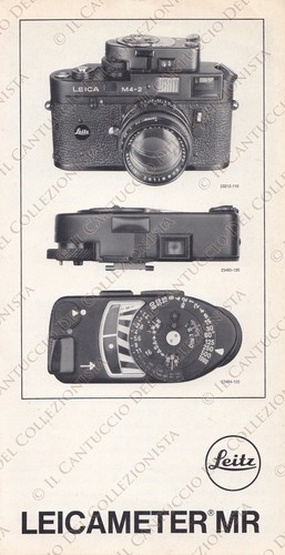 Leitz Leica Leicameter MR Posemeter Kamera Objektiv *Prospekt Vintage
