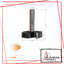 Fresa livellatrice Ø25,4 Z3 per pantografo e fresatrice manuale - CMT