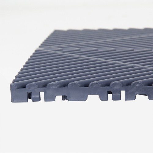 15,75x15,75 Zoll ineinandergreifende Garagenbodenfliesen 25/50 Stück belüftete Wasserableitung - Bild 9 von 26