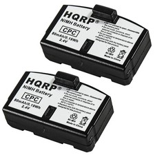 2x HQRP Battery for Sennheiser BA150 BA151 BA152 A200 HDR4 HDR60 HDR65 HDI302