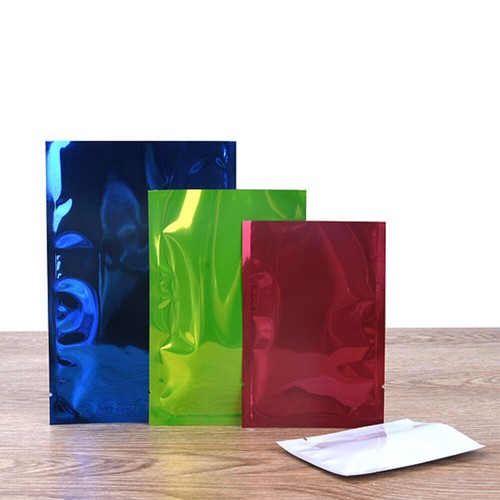 9 Colors Flat Mylar Foil Bags Food Aluminum Self Seal Gift Pouches Resealable - Picture 9 of 18