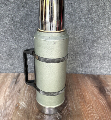 RARE Removable Handles Vintage Aladdin's Stanley Thermos Steel 32