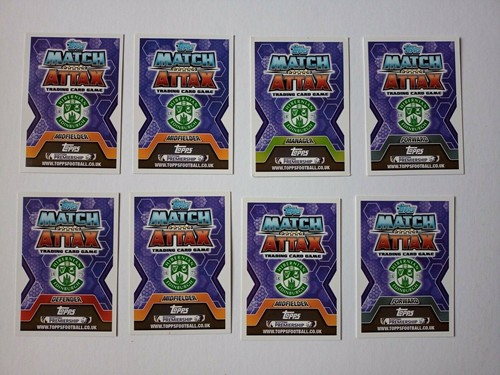 Lot x 8 Hibernian Hibs Topps Match Attax 2013/14 SPL Football Cards - Picture 3 of 3