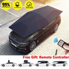 Fully Automatic Car Tent Umbrella Portable Vehicle Canopy Cover Sun Shade Remote