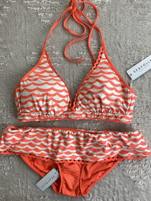seafolly orange bikini