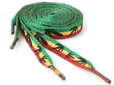 Rasta Jamaica Shoelace Dope Marley Ganja Soccer Blunt Shoe String Boot Lace Weed