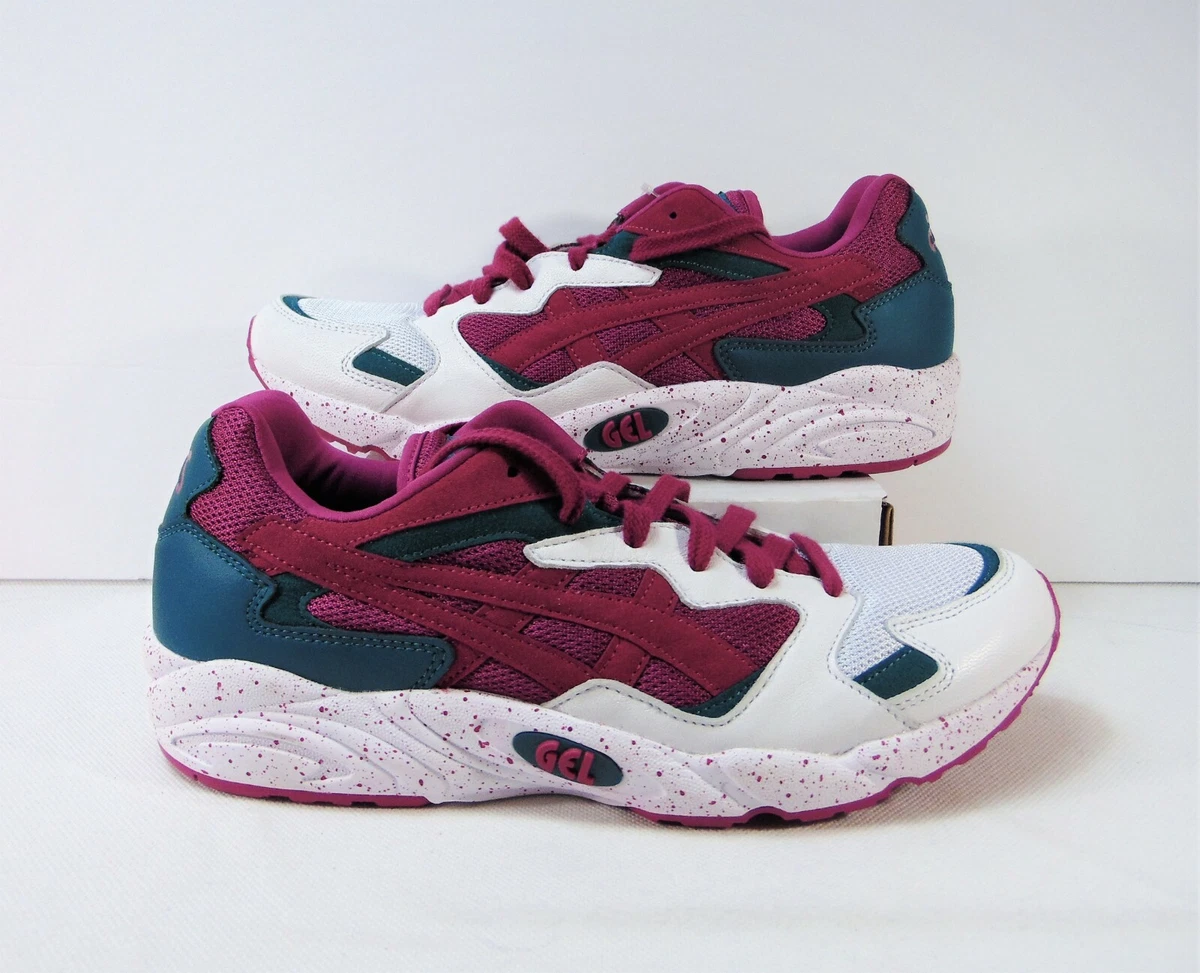 Asics Tiger GEL Diablo Baton Rouge White Running Shoes Sz 9 NEW