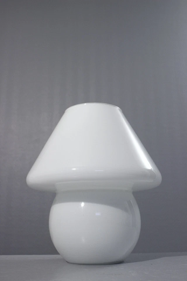 Lampe champignon vintage verre de Murano design Italie 1970s - Photo 3/4