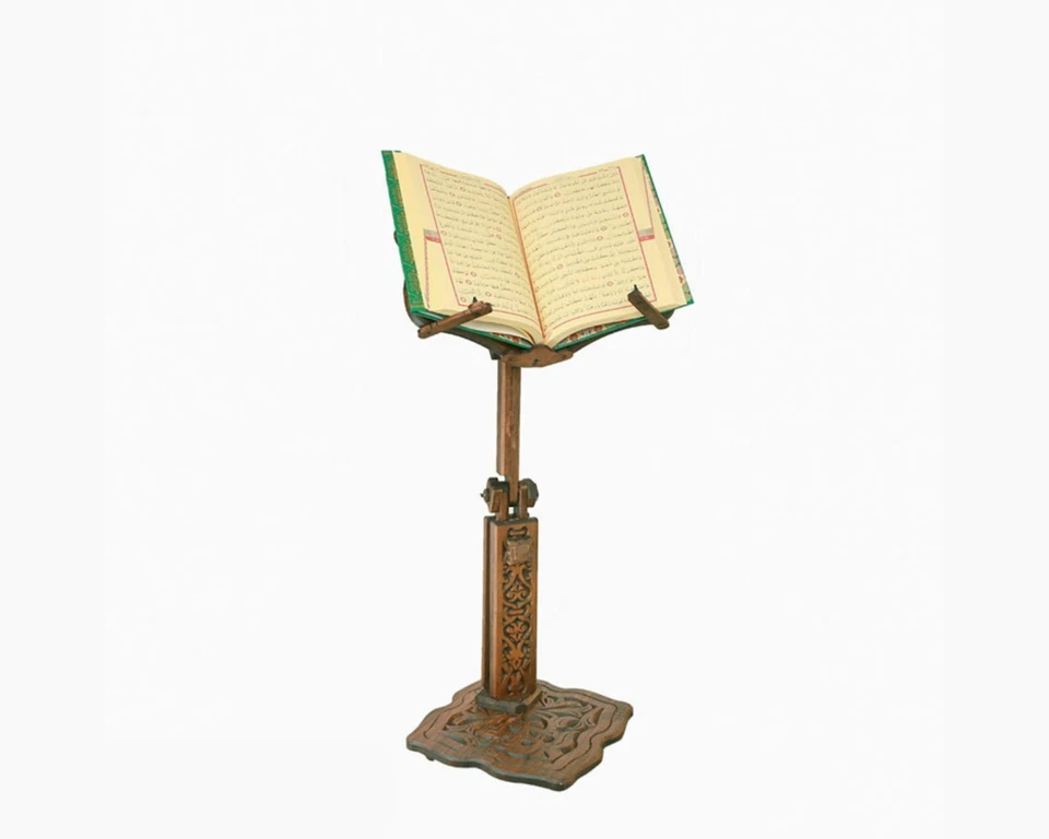 Big Size Adjustable Wooden Book Stand Quran Bible Torah Heavy Book Stand Holder Foto 3 de 4